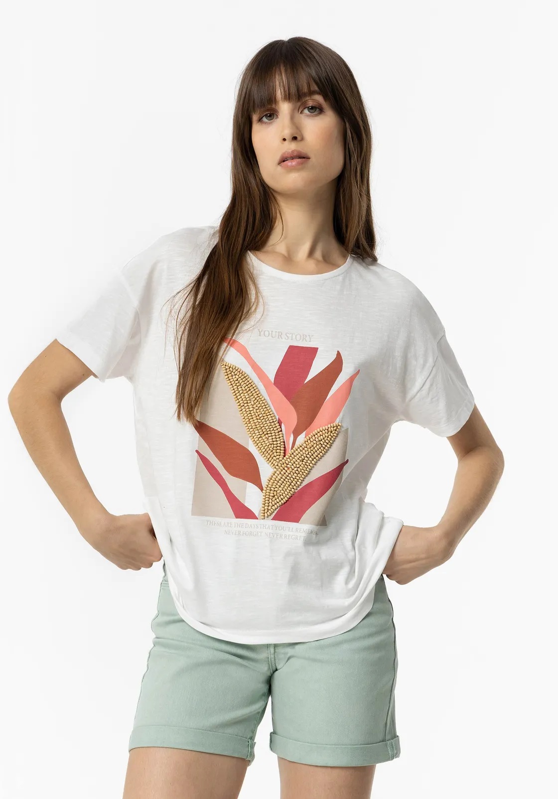 CAMISETA TIFFOSI OURIKA BLANCO