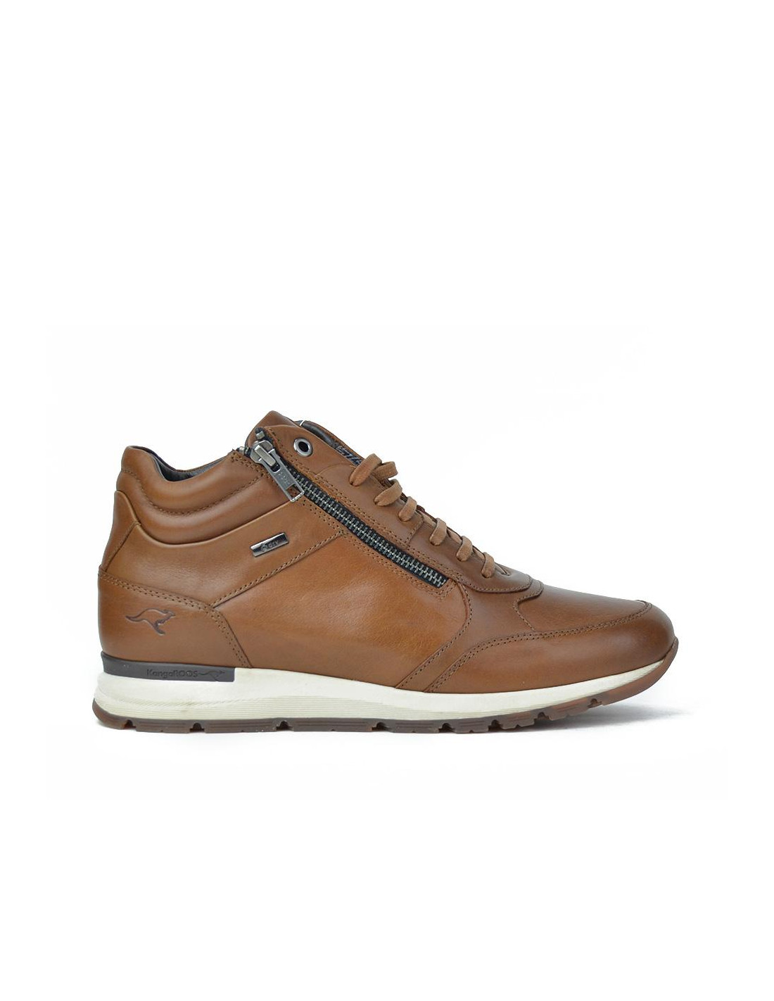 BOTIN DRY CREMALLERA KANGAROOS CUERO