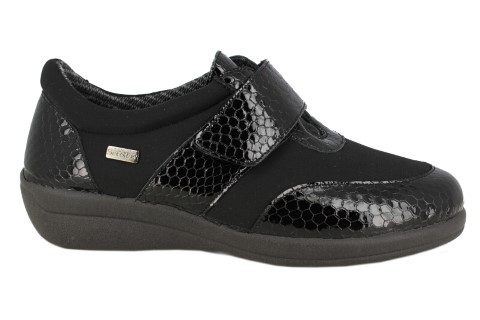 ZAPATO VELCRO DOCTOR CUTILLAS NEGRO