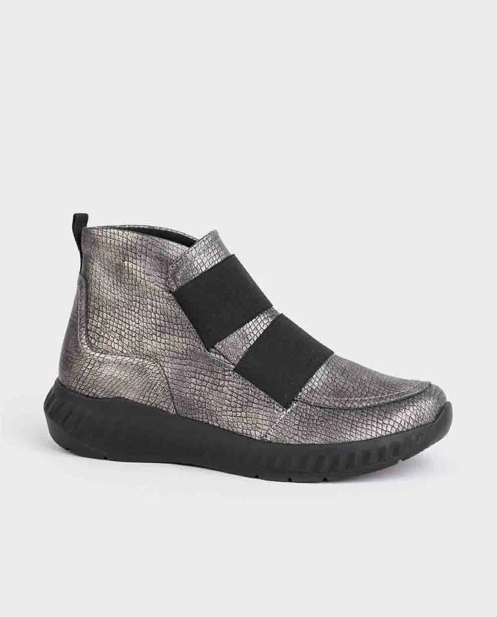 BOTIN ELASTICO SUAVE PLATA