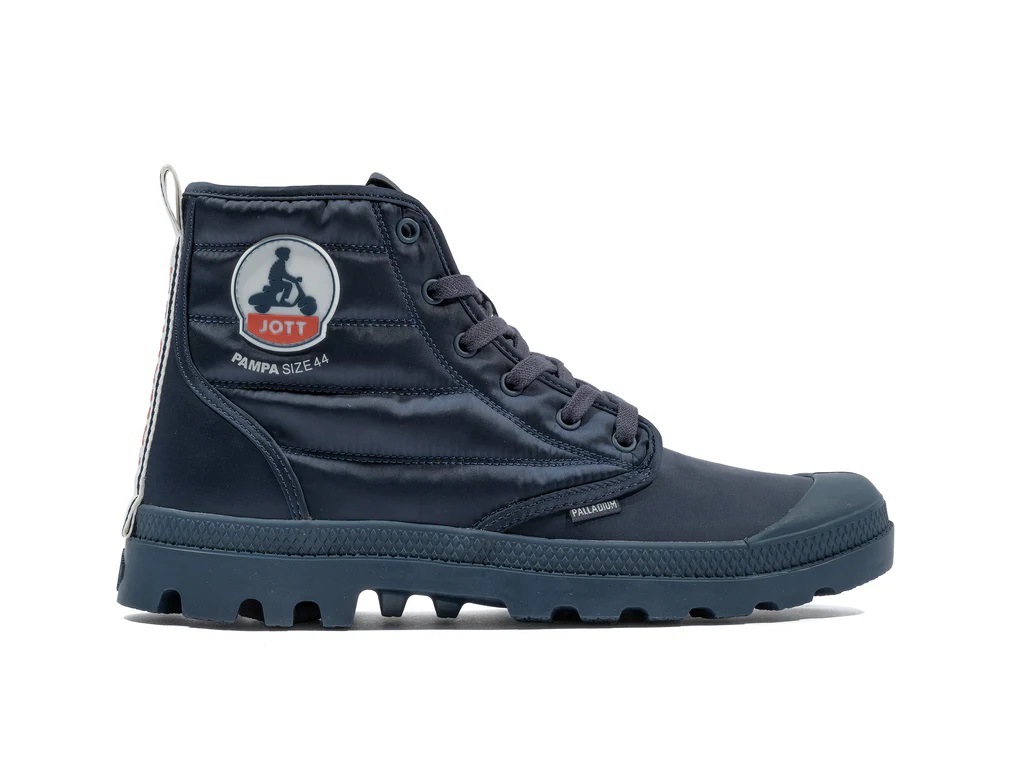 BOTIN MILITAR PALLADIUM NAVY