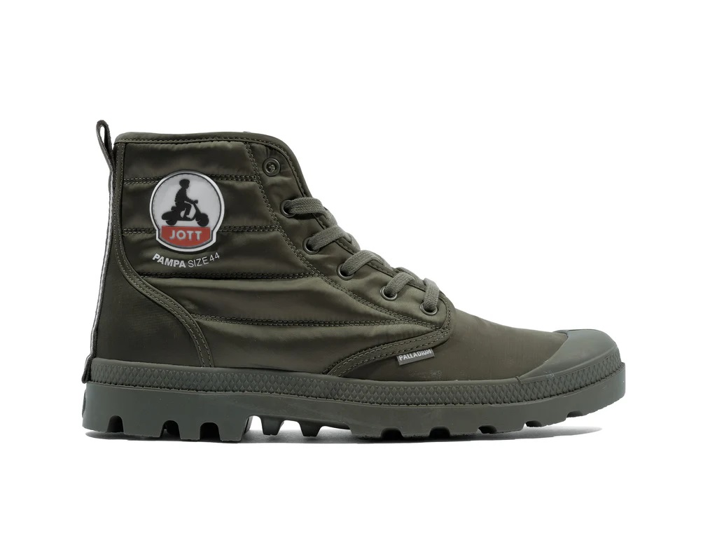 BOTIN MILITAR PALLADIUM VERDE