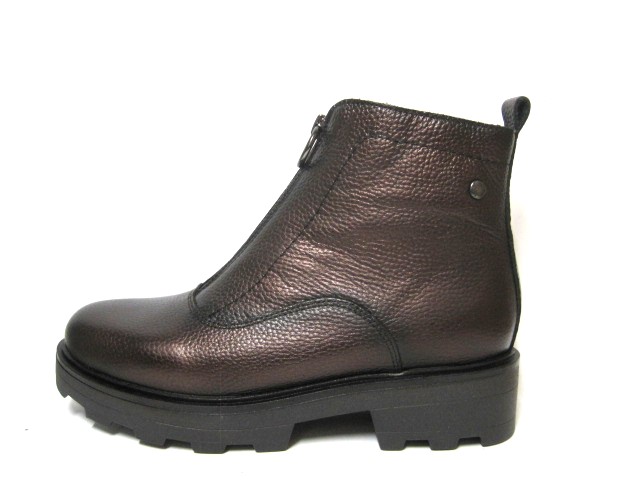 BOTIN CREMALLERA EMPEINE KAOLA COBRE