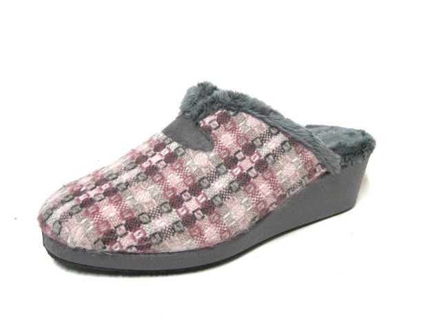 ZAPATILLA CUÑA DESCALZA GARZON GRIS